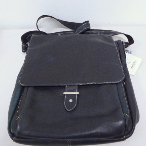 Bellino Paramount Pictures computer black leather bag messenger - Picture 2 of 9